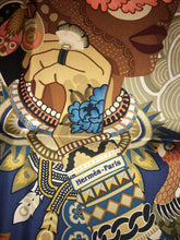 Load image into Gallery viewer, Hermes Silk Twill Scarf “Duo Cosmique” by Kohei Kyomori.