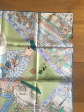 Load image into Gallery viewer, Hermes Scarf “Les Artisans d'Hermes” by Japanese artist Akira Yamaguchi