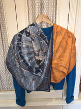 Load image into Gallery viewer, Hermes “C’est la Fête” Double-Faced Silk Scarf  by Daiske Nomura