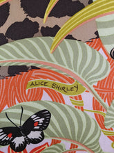 Load image into Gallery viewer, Hermes Silk Twill Scarf “Jaguar Quetzal” by Alice Shirley.