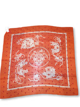 Load image into Gallery viewer, Hermes Beaded Silk Mousseline Scarf Ex Libris Au Pois Couture