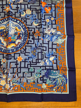 Load image into Gallery viewer, Hermes Silk Twill Scarf “Turandot” by Natsuno Hidaka