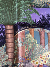 Load image into Gallery viewer, Hermes Silk Scarf “Acte III, Scene I, La Clairiere» by Edouard Baribeaud.