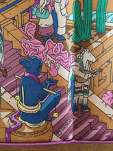 Load image into Gallery viewer, Hermès Silk Scarf «La Legende du Cheval a Plumes» by Ugo Gattoni