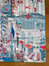 Load image into Gallery viewer, Hermes Silk Scarf “Le Grand Prix Du Faubourg” by Ugo Gattoni.