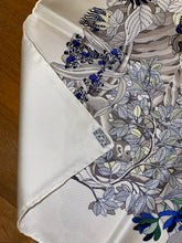Load image into Gallery viewer, Hermes Silk Scarf «Au Coeur de la Vie» by Aline Honoré.