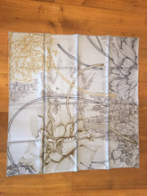 Load image into Gallery viewer, Hermes Silk Scarf A l'Ombre des Pivoines