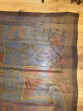 Load image into Gallery viewer, Hermes Silk Mousseline GM Shawl “COUP DE FOUET” designed by Florence Malnik 140.