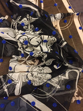 Load image into Gallery viewer, Hermes Beaded Silk Mousseline Scarf Ex Libris Au Pois Couture