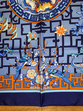 Load image into Gallery viewer, Hermes Silk Twill Scarf “Turandot” by Natsuno Hidaka
