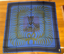 Load image into Gallery viewer, Hermes Silk Dip Dye GM Shawl “Tigre Royal” 140.