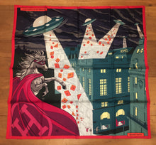 Load image into Gallery viewer, Hermes Silk Twill Scarf “Space Shopping Au Faubourg” by Dimitri Rybaltchenko.