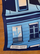 Load image into Gallery viewer, Hermes Silk Scarf «Minuit au Faubourg » by Dimitri Rybaltchenko.