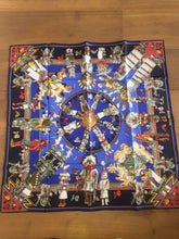 Load image into Gallery viewer, Hermes Silk Scarf Kachinas by Kermit Oliver