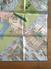 Load image into Gallery viewer, Hermes Scarf “Les Artisans d'Hermes” by Japanese artist Akira Yamaguchi