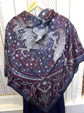 Load image into Gallery viewer, Hermes Double-faced silk scarf “C’est la Fête” by Daiske Nomura