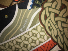 Load image into Gallery viewer, Hermes Silk Twill Scarf “Duo Cosmique” by Kohei Kyomori.