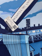 Load image into Gallery viewer, Hermes Silk Scarf «Minuit au Faubourg » by Dimitri Rybaltchenko.