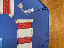 Load image into Gallery viewer, Hermes silk scarf "Rocher de la Vierge, Le Port, Vieux Villa Eugenia A Biarritz” by Hugo Grygkar
