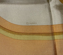 Load image into Gallery viewer, Hermes Silk Dip Dye GM Shawl “Tigre Royal” 140.
