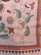Load image into Gallery viewer, Hermes Silk Mousseline GM Shawl “Carre Kantha” 140.