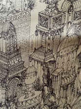 Load image into Gallery viewer, Hermes Silk Scarf "A l'Ombre des Pivoines". Designed by Octave Marsal/Théo de Gueltzl.