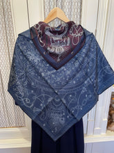 Load image into Gallery viewer, Hermes Double-faced silk scarf “C’est la Fête” by Daiske Nomura