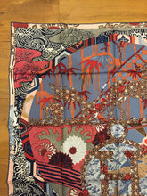 Load image into Gallery viewer, Hermes Silk Scarf “Ex Libris En Kimonos" by Anamorphee