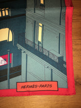 Load image into Gallery viewer, Hermes Silk Twill Scarf “Space Shopping Au Faubourg” by Dimitri Rybaltchenko.