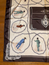 Load image into Gallery viewer, Special edition Hermes Silk Twill Scarf «Les banquiers » by Hugo Grykar