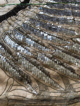 Load image into Gallery viewer, Exceptional beaded Hermès silk chiffon shawl “Le Pegase Lumiere” 140