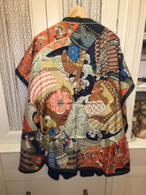 Load image into Gallery viewer, Hermes Silk Twill Scarf “Duo Cosmique” by Kohei Kyomori.