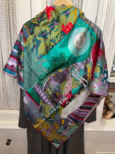 Load image into Gallery viewer, Hermes Silk Scarf “Acte III, Scene I, La Clairiere» by Edouard Baribeaud.