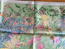 Load image into Gallery viewer, Hermes Silk Scarf “Faubourg Tropical” by Octave Marsal and Théo de Gueltzl.