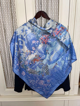 Load image into Gallery viewer, Hermes Silk Scarf “Jardins de la Nouvelle Angleterre” by Laurence Bourthoumieux (Toutsy)