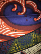 Load image into Gallery viewer, Hermes Silk Twill Scarf “Duo Cosmique” by Kohei Kyomori.