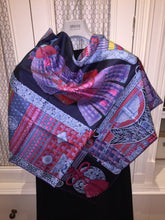 Load image into Gallery viewer, Hermes Silk Scarf Parures de Samourais by Aline Honore
