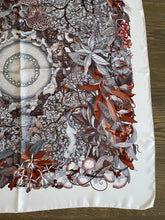 Load image into Gallery viewer, Hermes Silk Scarf «Au Coeur de la Vie» by Aline Honoré.