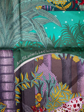 Load image into Gallery viewer, Hermes Silk Scarf “Acte III, Scene I, La Clairiere» by Edouard Baribeaud.
