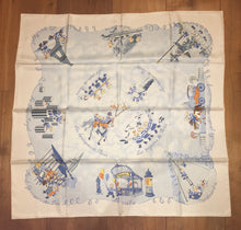 Load image into Gallery viewer, Hermès Silk Twill Scarf « Les Triples » by Nicole Lambert