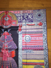 Load image into Gallery viewer, Hermes Silk Scarf Parures de Samourais by Aline Honore