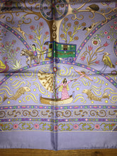 Load image into Gallery viewer, Hermes Silk Scarf “Peuple Du Vent” by Christine Henry
