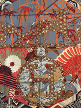 Load image into Gallery viewer, Hermes Silk Scarf “Ex Libris En Kimonos" by Anamorphee