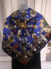 Load image into Gallery viewer, Hermes Silk Scarf Kachinas by Kermit Oliver