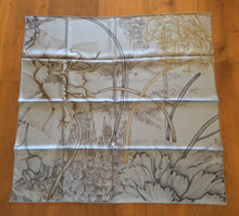 Load image into Gallery viewer, Hermes Silk Scarf A l'Ombre des Pivoines