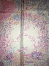Load image into Gallery viewer, Hermes Silk Twill Scarf “Le Jardin de Leila” by Francois Houtin.