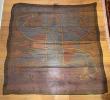 Load image into Gallery viewer, Hermes Silk Mousseline GM Shawl “COUP DE FOUET” designed by Florence Malnik 140.