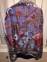Load image into Gallery viewer, Hermes Silk Scarf “Ex Libris En Kimonos" by Anamorphee