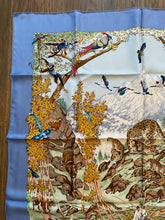 Load image into Gallery viewer, Hermes Silk Twill Scarf “Sichuan” by Robert Dallet.