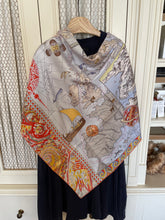 Load image into Gallery viewer, Hermes Silk Scarf « Le Voyage De Pytheas » by Aline Honore.